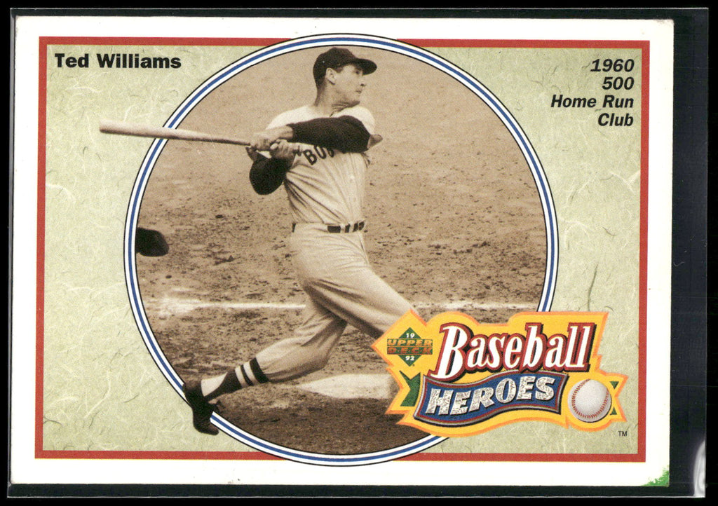 1992 Upper Deck #34 Ted Williams Baseball Heroes: Ted Williams