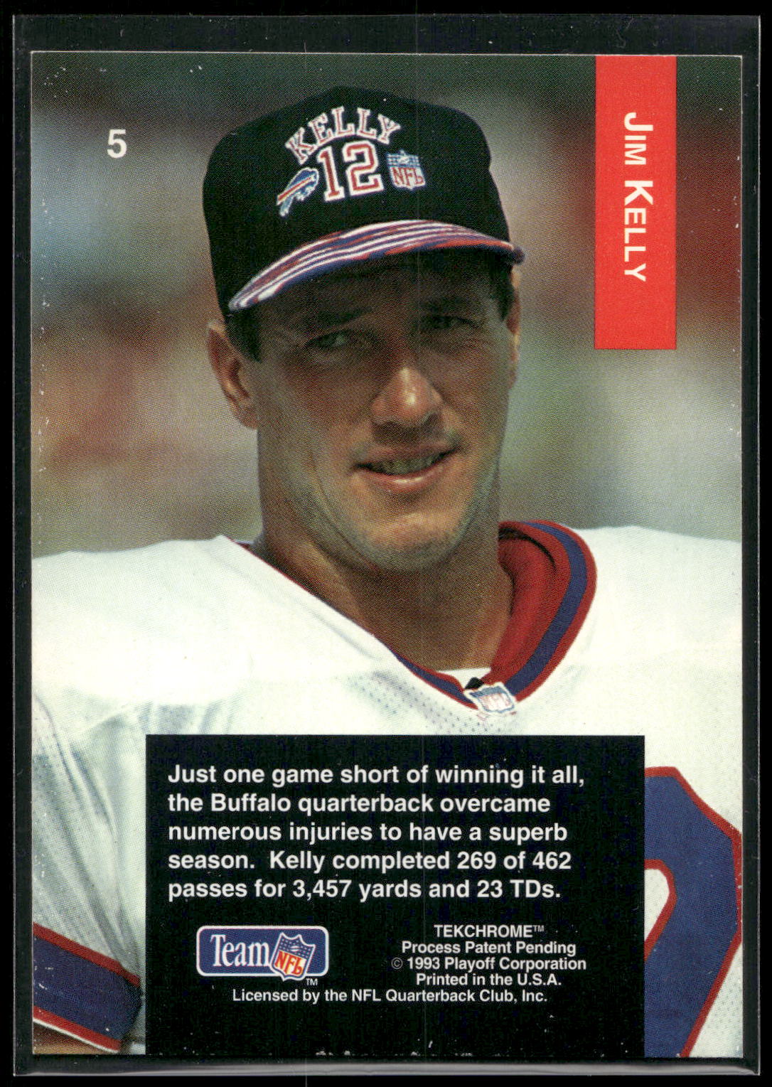 1993 Playoff #5 Jim Kelly