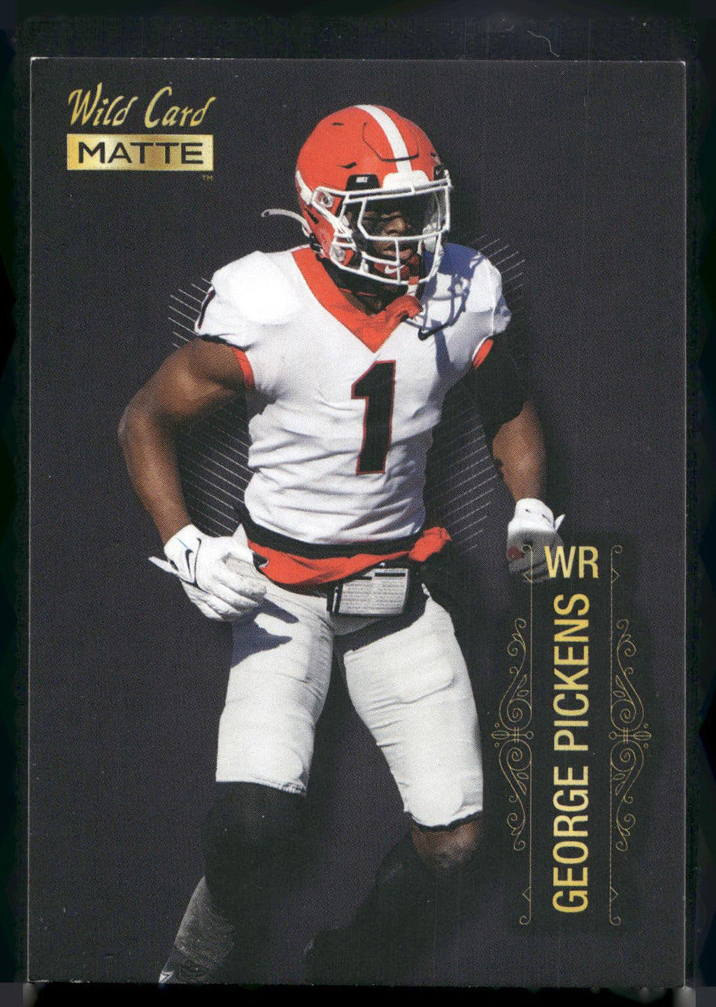 2022 Wild Card Matte #MB-45 George Pickens Black