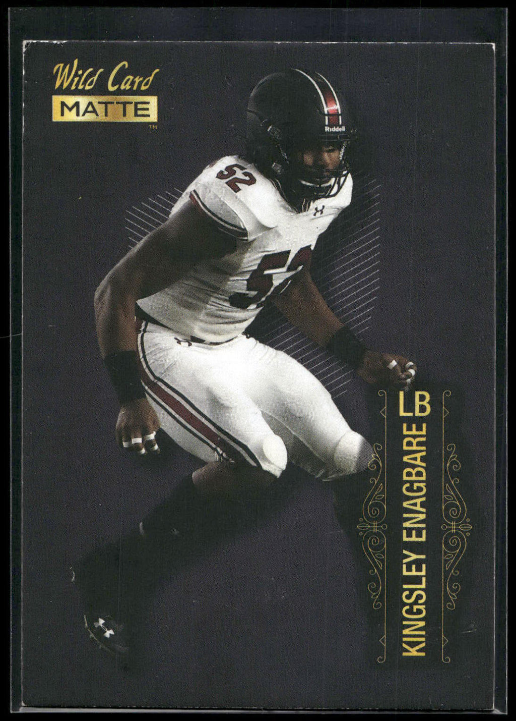 2022 Wild Card Matte #MB-75 Kingsley Enagbare Black