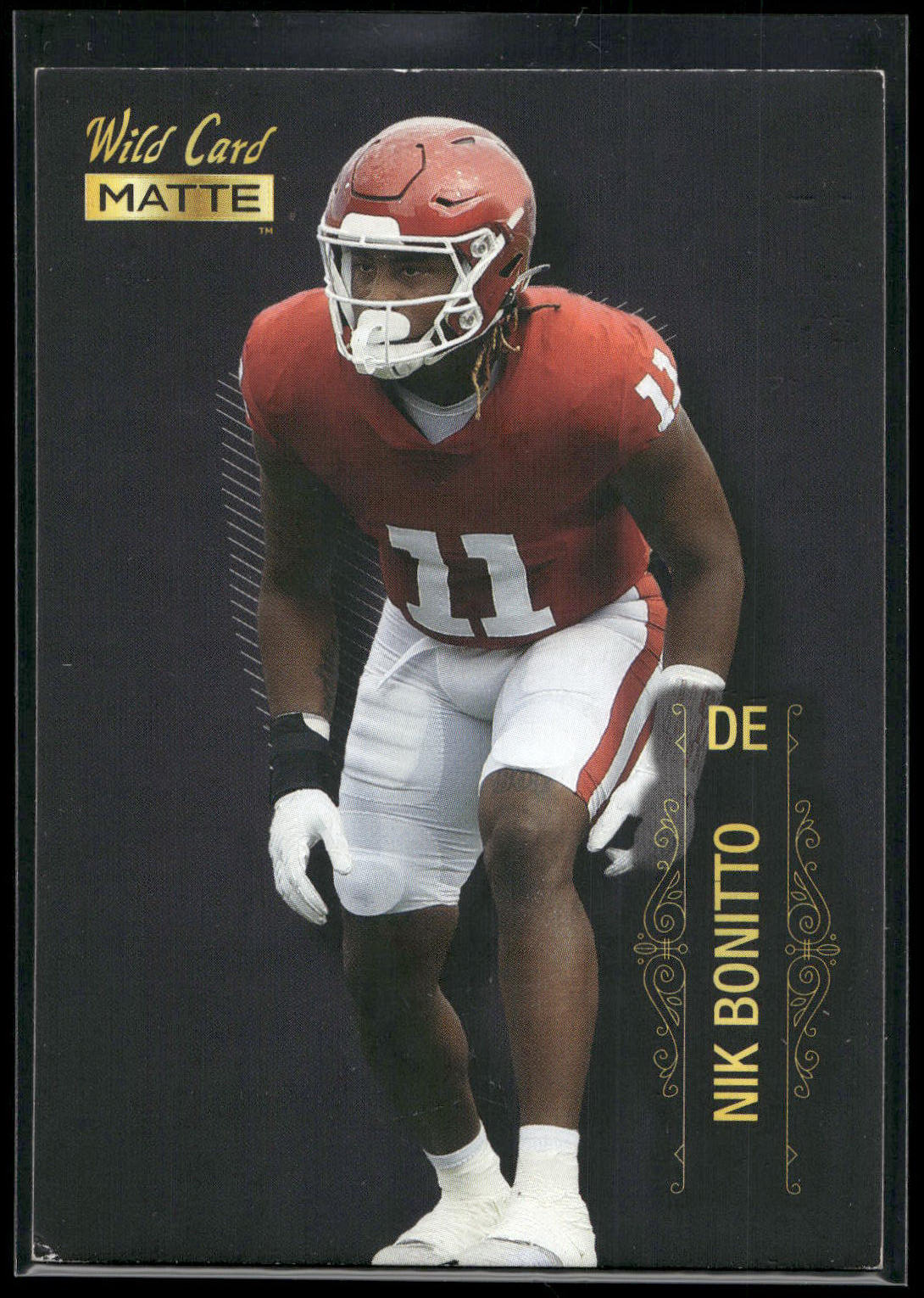 2022 Wild Card Matte #MB-91 Nik Bonitto Black