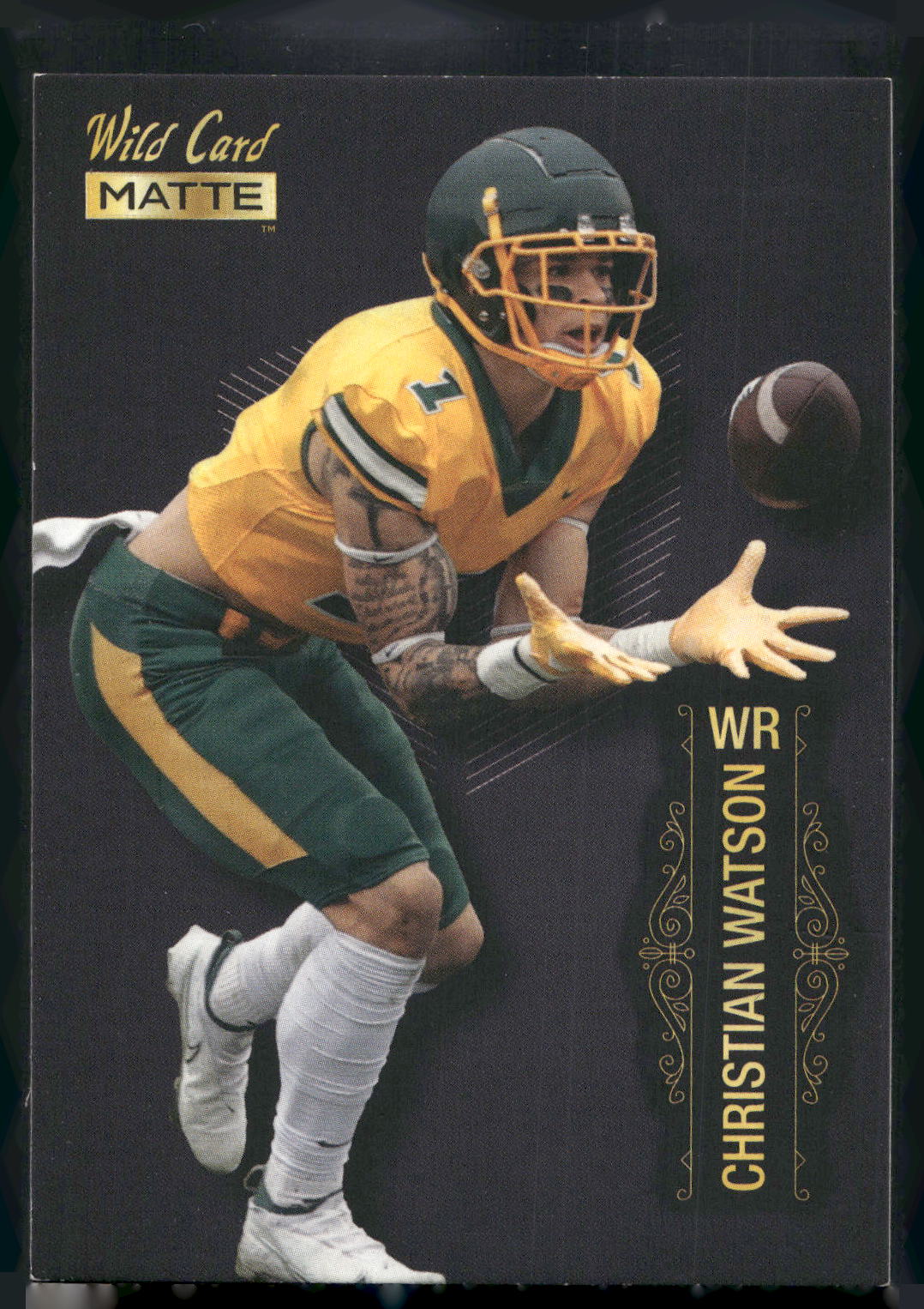 2022 Wild Card Matte #MB-16 Christian Watson Black