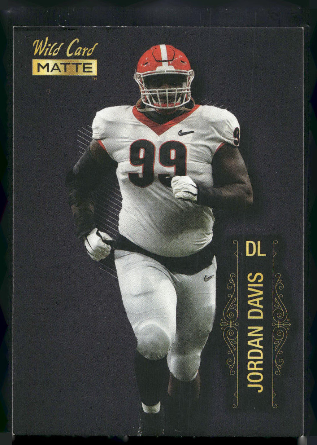 2022 Wild Card Matte #MB-65 Jordan Davis Black