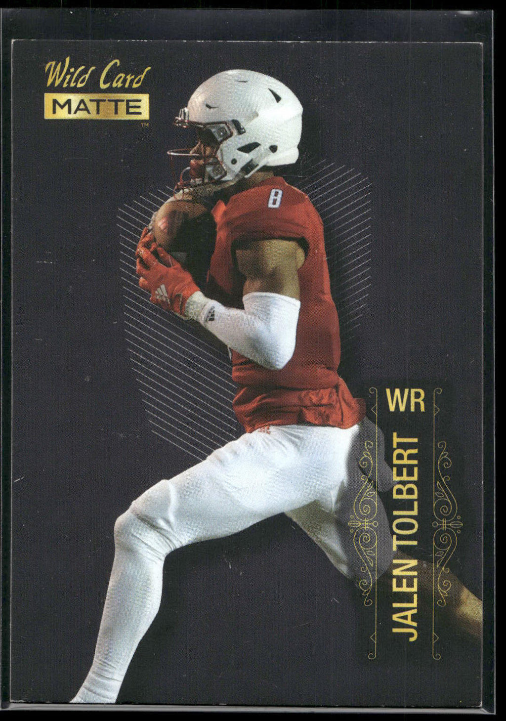 2022 Wild Card Matte #MB-55 Jalen Tolbert Black