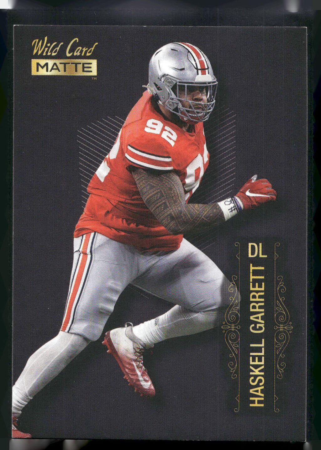 2022 Wild Card Matte #MB-46 Haskell Garrett Black