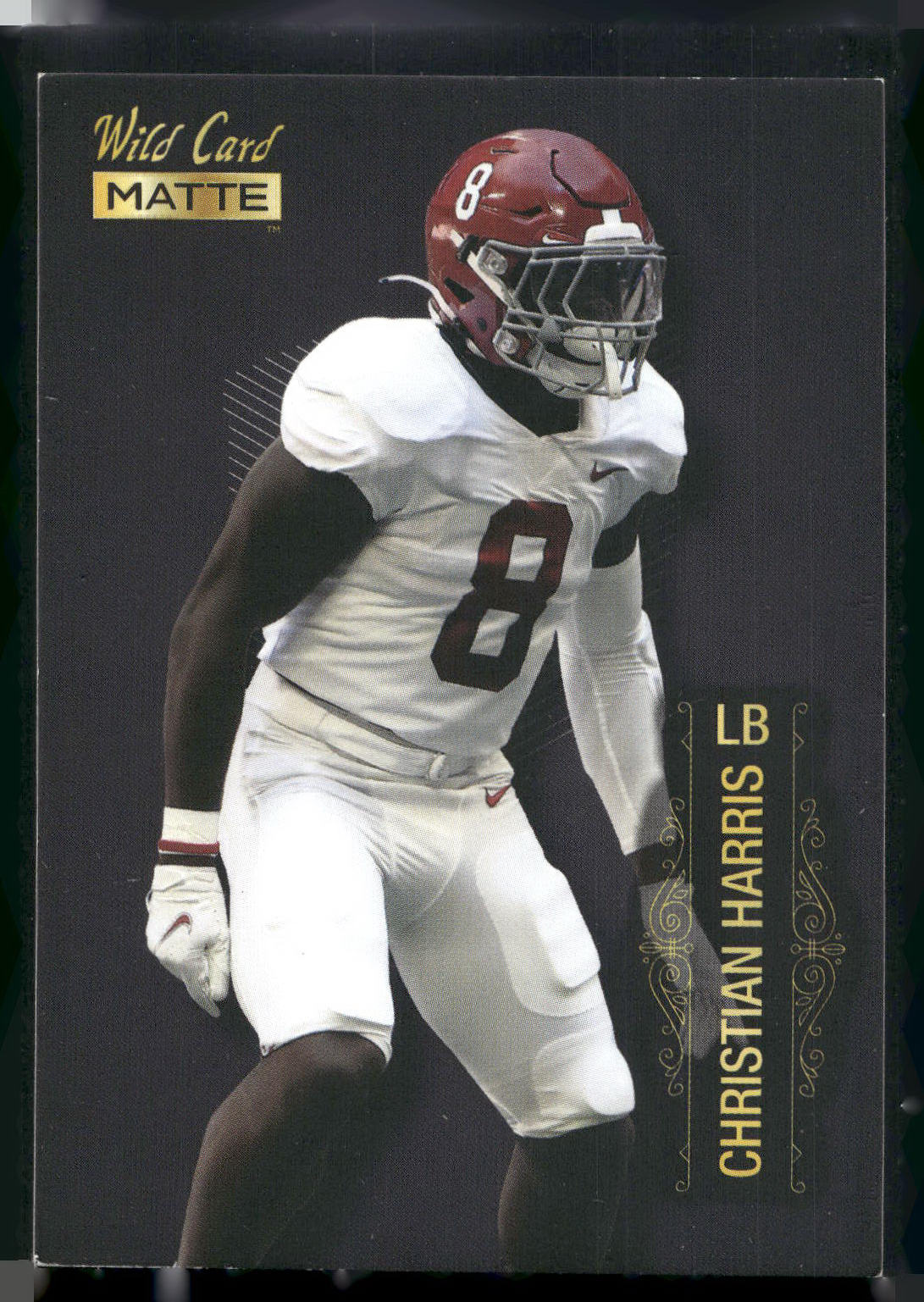 2022 Wild Card Matte #MB-15 Christian Harris Black