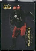 2022 Wild Card Matte #MB-86 Myjai Sanders Black
