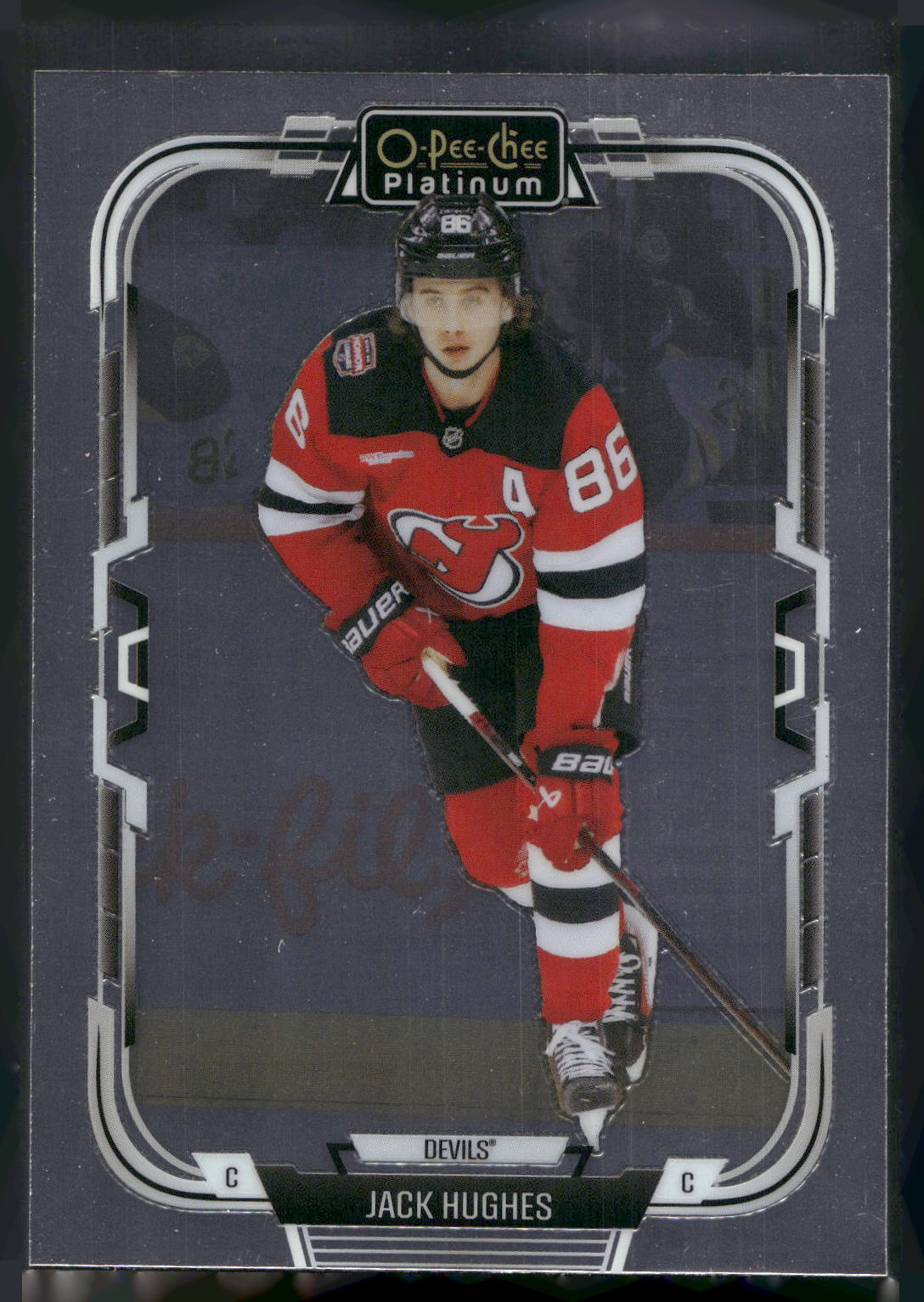 2025-26 O-Pee-Chee Platinum #66 Jack Hughes