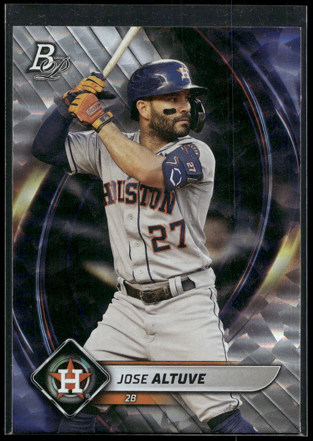 2022 Bowman Platinum #95 Jose Altuve Ice Foilboard