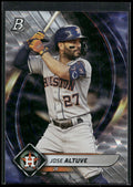 2022 Bowman Platinum #95 Jose Altuve Ice Foilboard