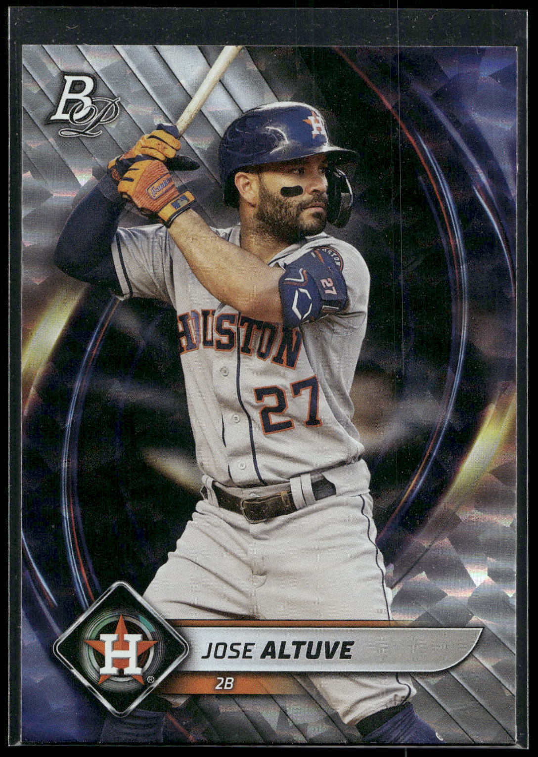 2022 Bowman Platinum #95 Jose Altuve Ice Foilboard