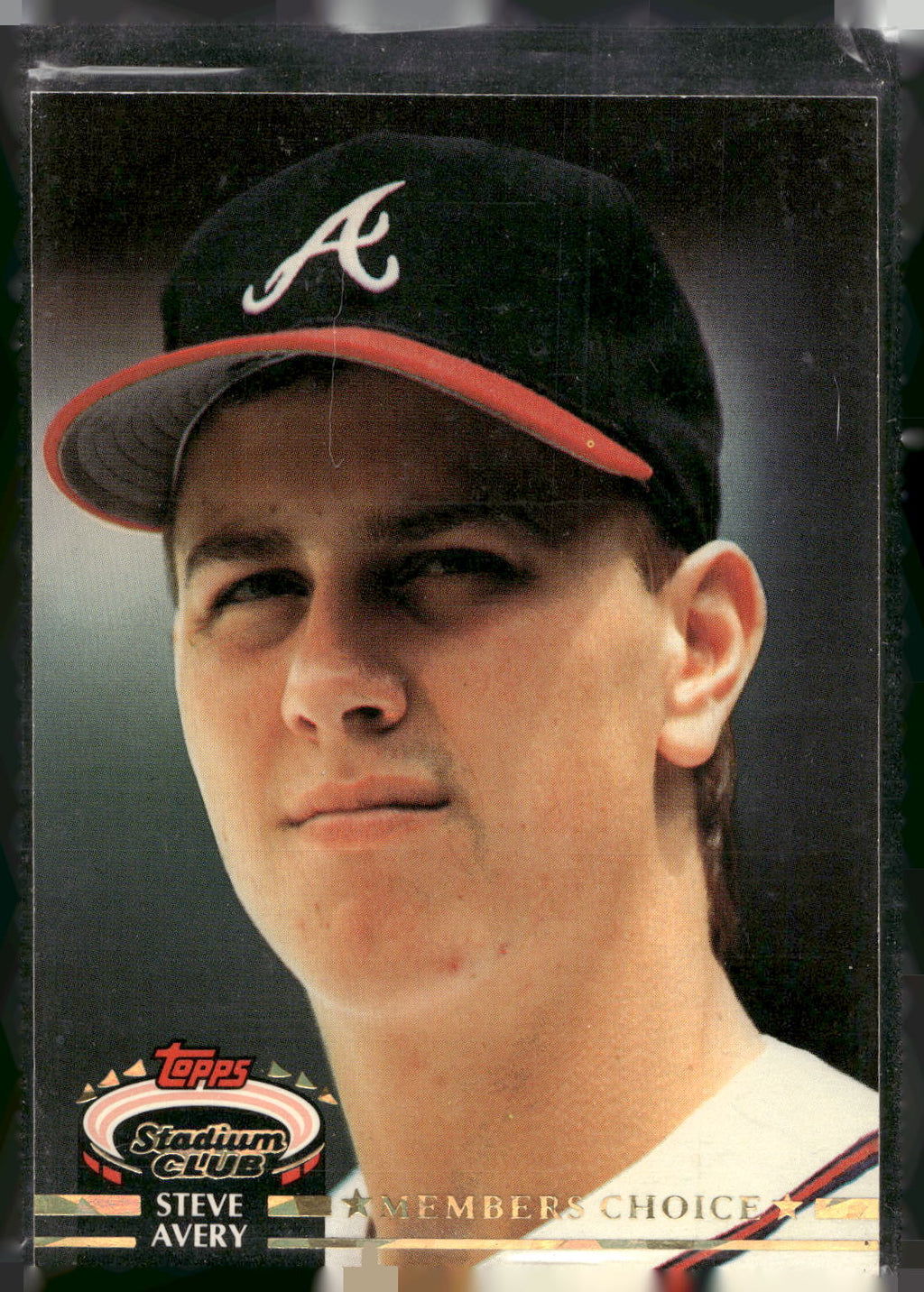 1992 Stadium Club #594b Steve Avery