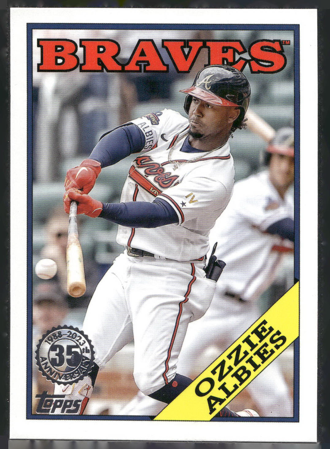 2023 Topps #T88-63 Ozzie Albies 1988 Topps Baseball 35th