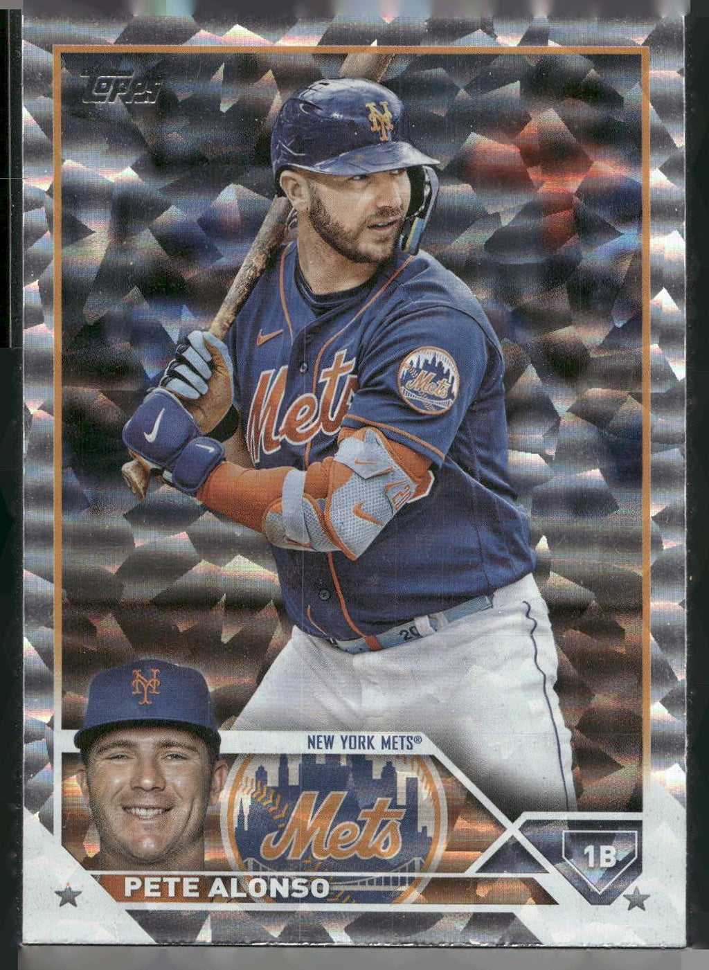 2023 Topps #20 Pete Alonso Silver Pattern Foilboard