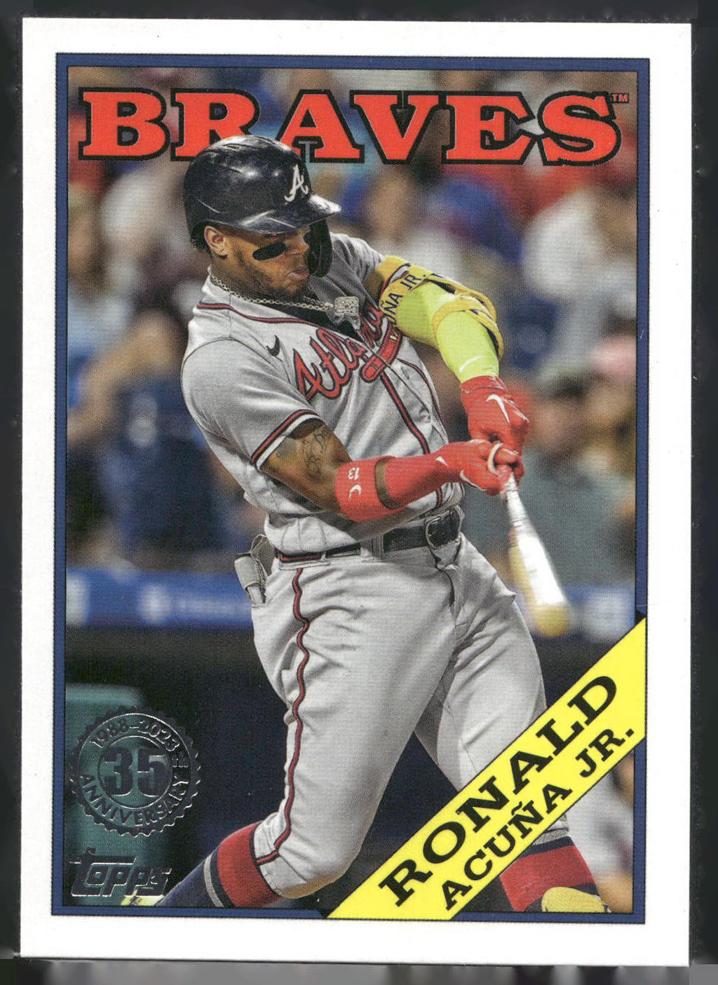 2023 Topps #T88-81 Ronald Acuña Jr. 1988 Topps Baseball 35th