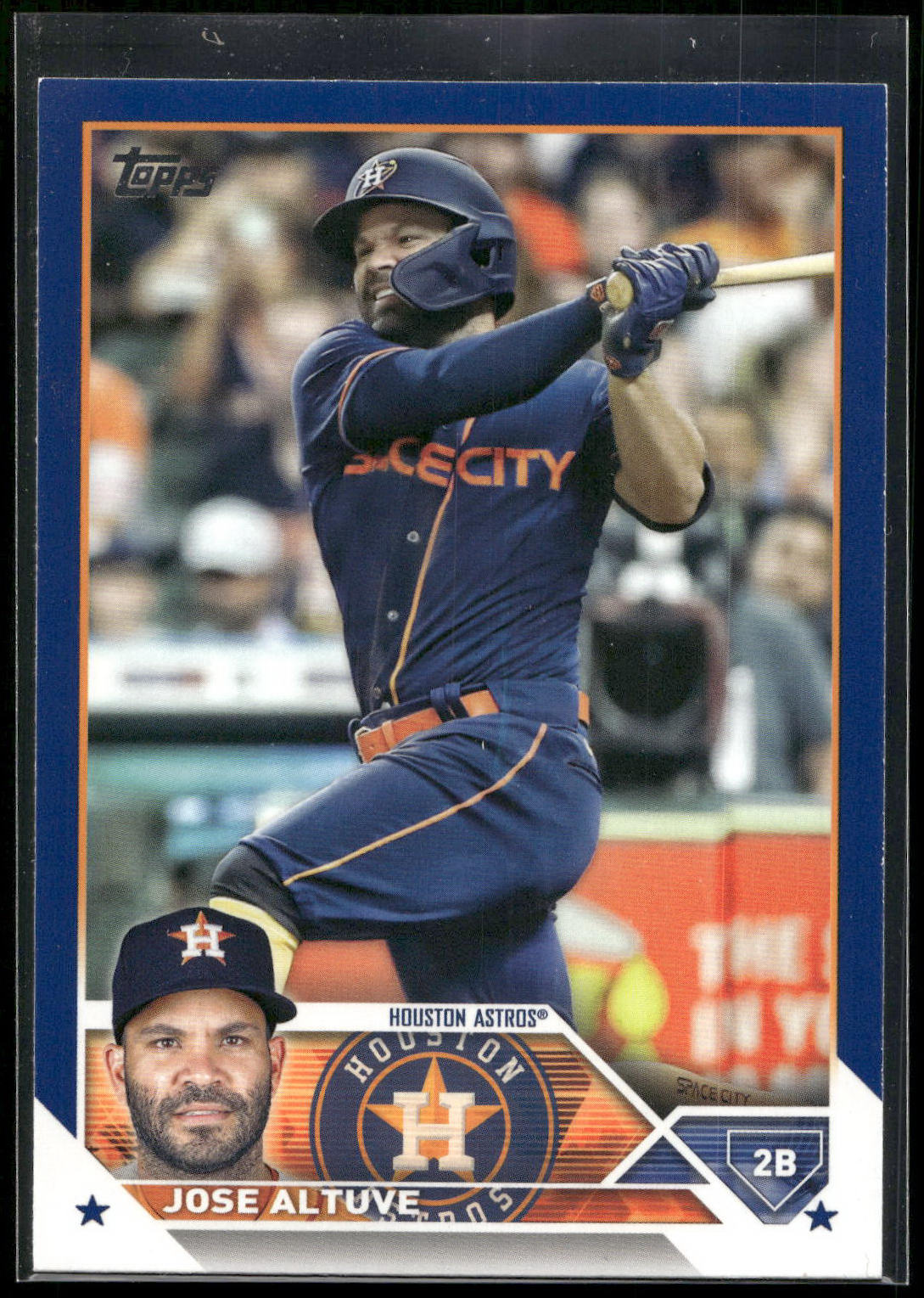 2023 Topps #222 Jose Altuve Royal Blue