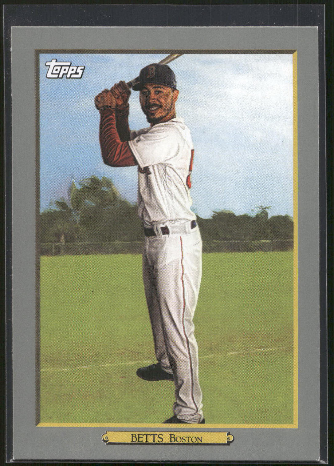 2020 Topps #TR-13 Mookie Betts Turkey Red 2020 (Series 1)