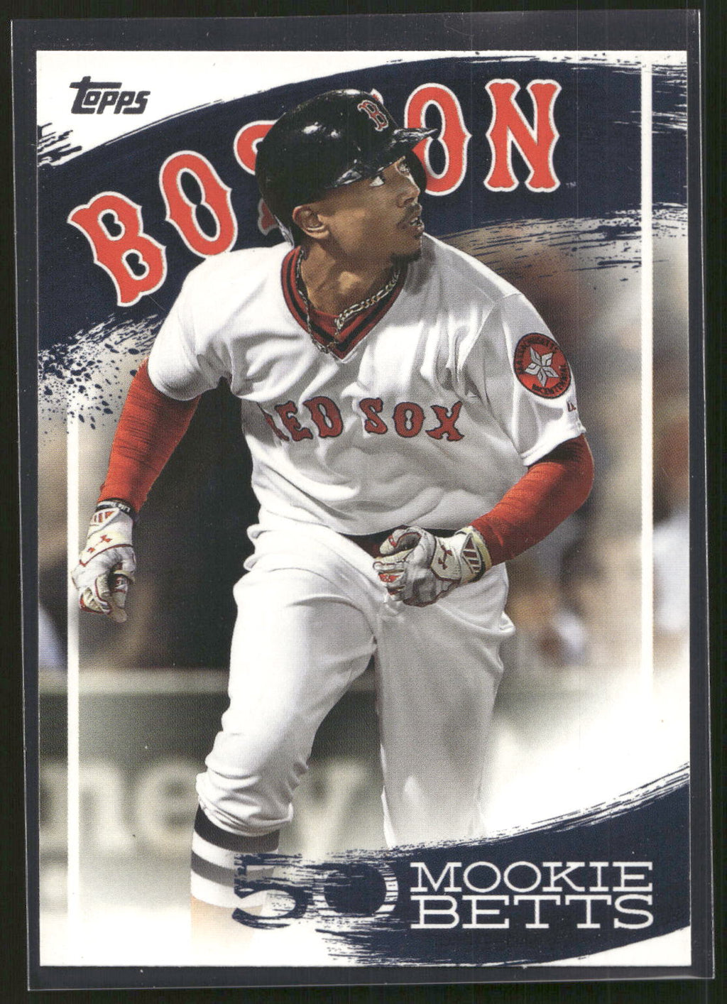 2019 Topps #MB-3 Mookie Betts Mookie Betts Star Player Highlights