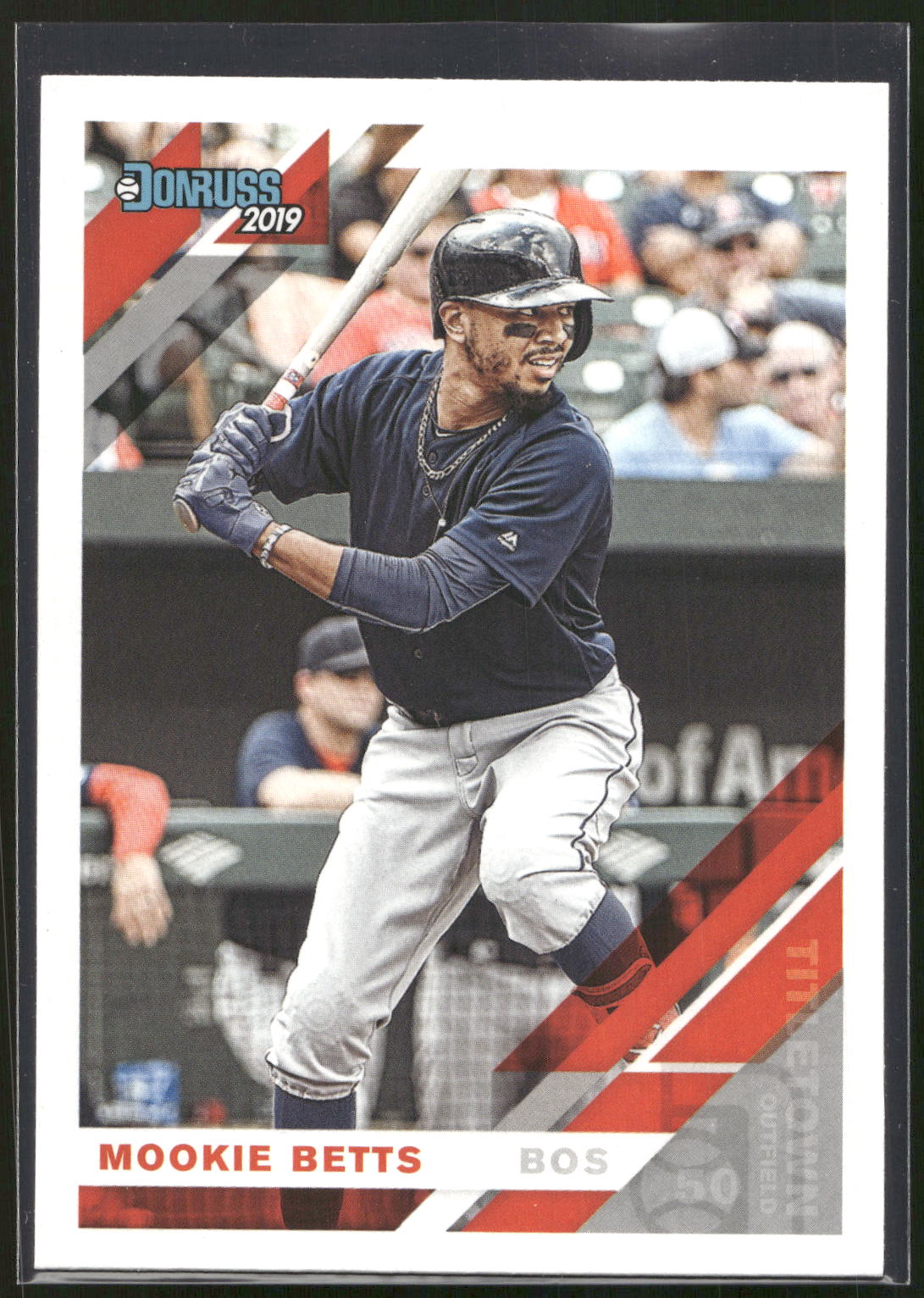 2019 Donruss #101b Mookie Betts