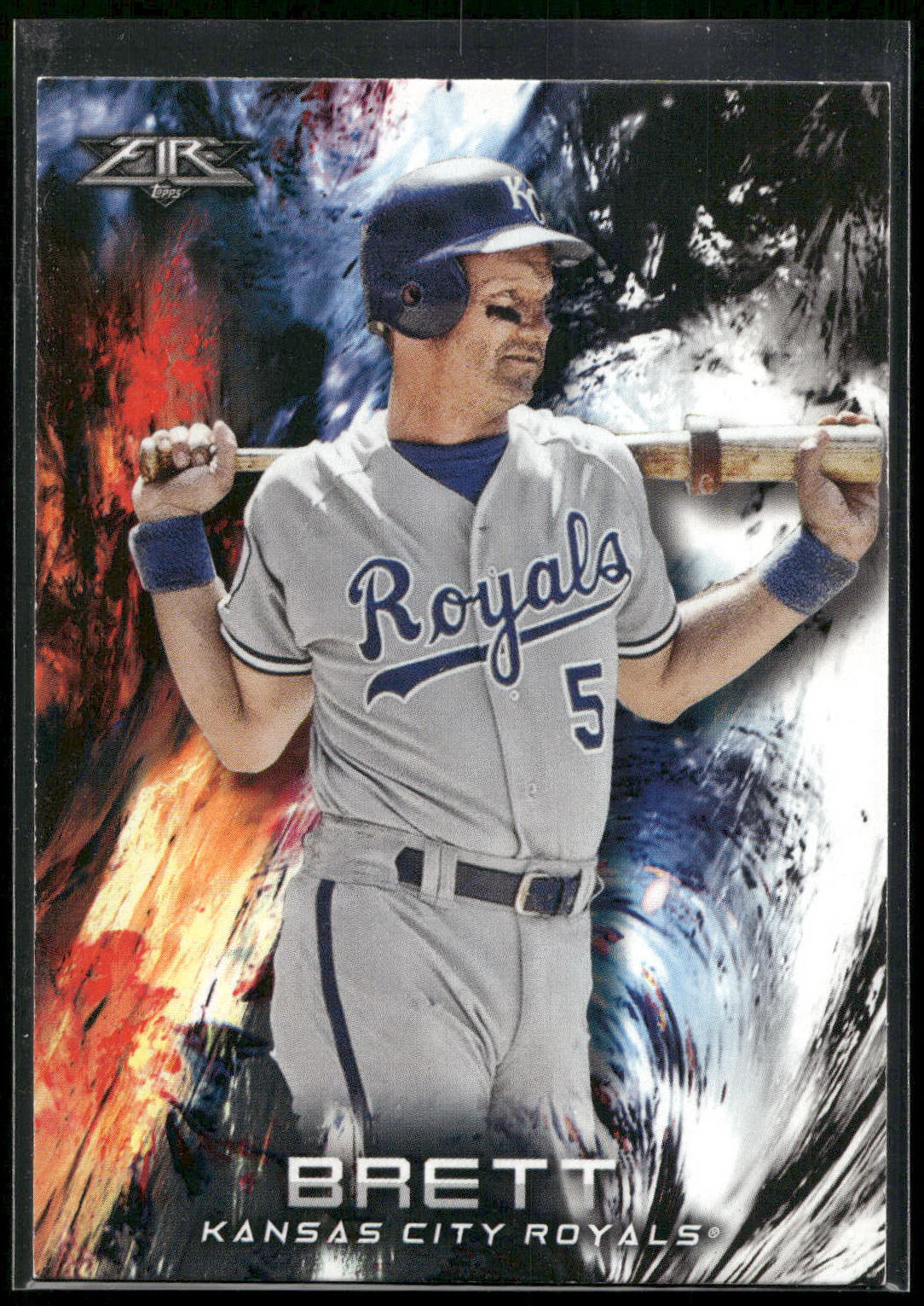 2018 Topps Fire #176 George Brett
