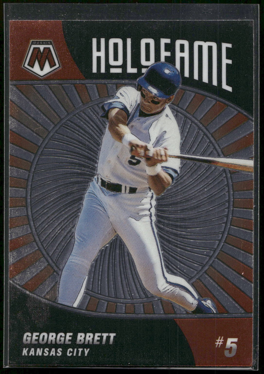 2022 Panini Mosaic #HF-4 George Brett Holofame