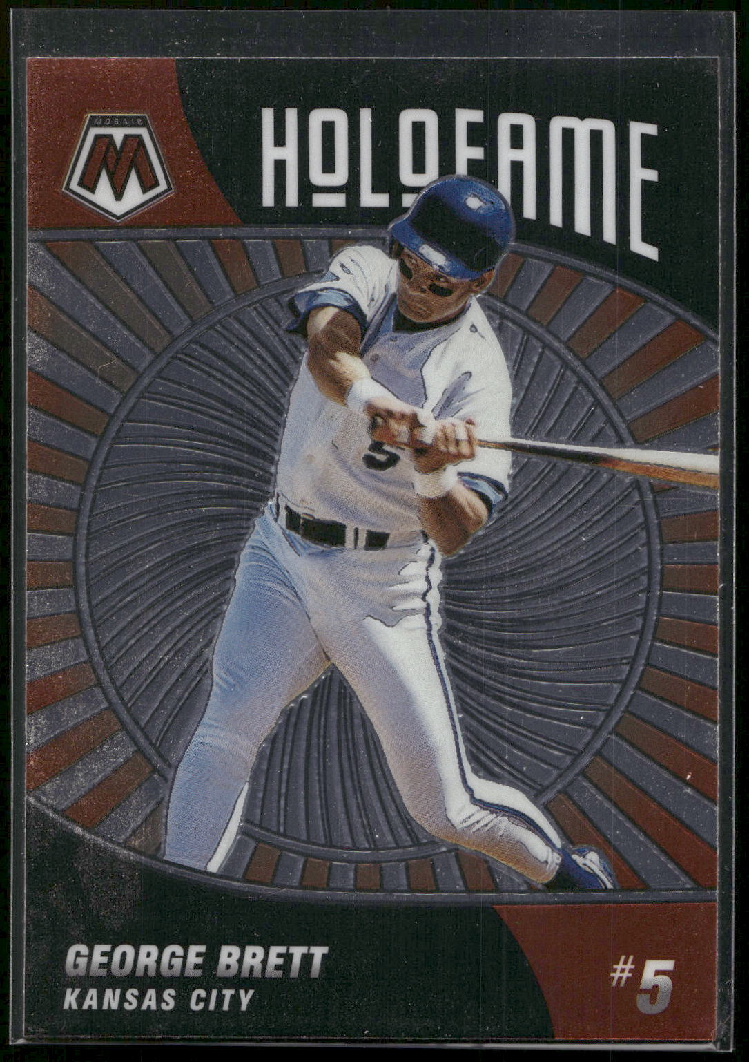 2022 Panini Mosaic #HF-4 George Brett Holofame