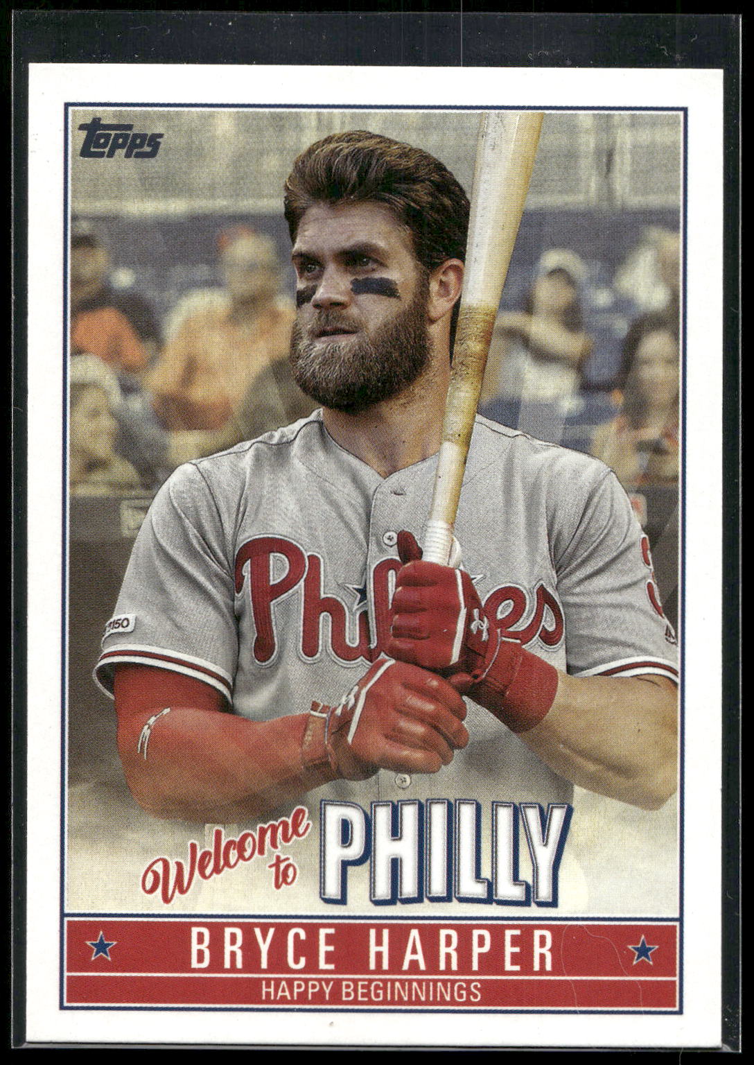 2019 Topps Update #BH-4 Bryce Harper Bryce Harper Welcome to Philly