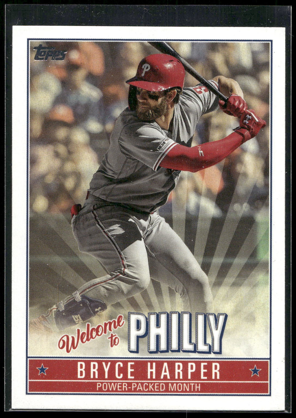 2019 Topps Update #BH-16 Bryce Harper Bryce Harper Welcome to Philly