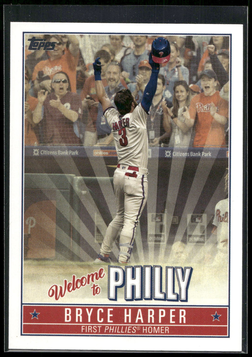 2019 Topps Update #BH-13 Bryce Harper Bryce Harper Welcome to Philly
