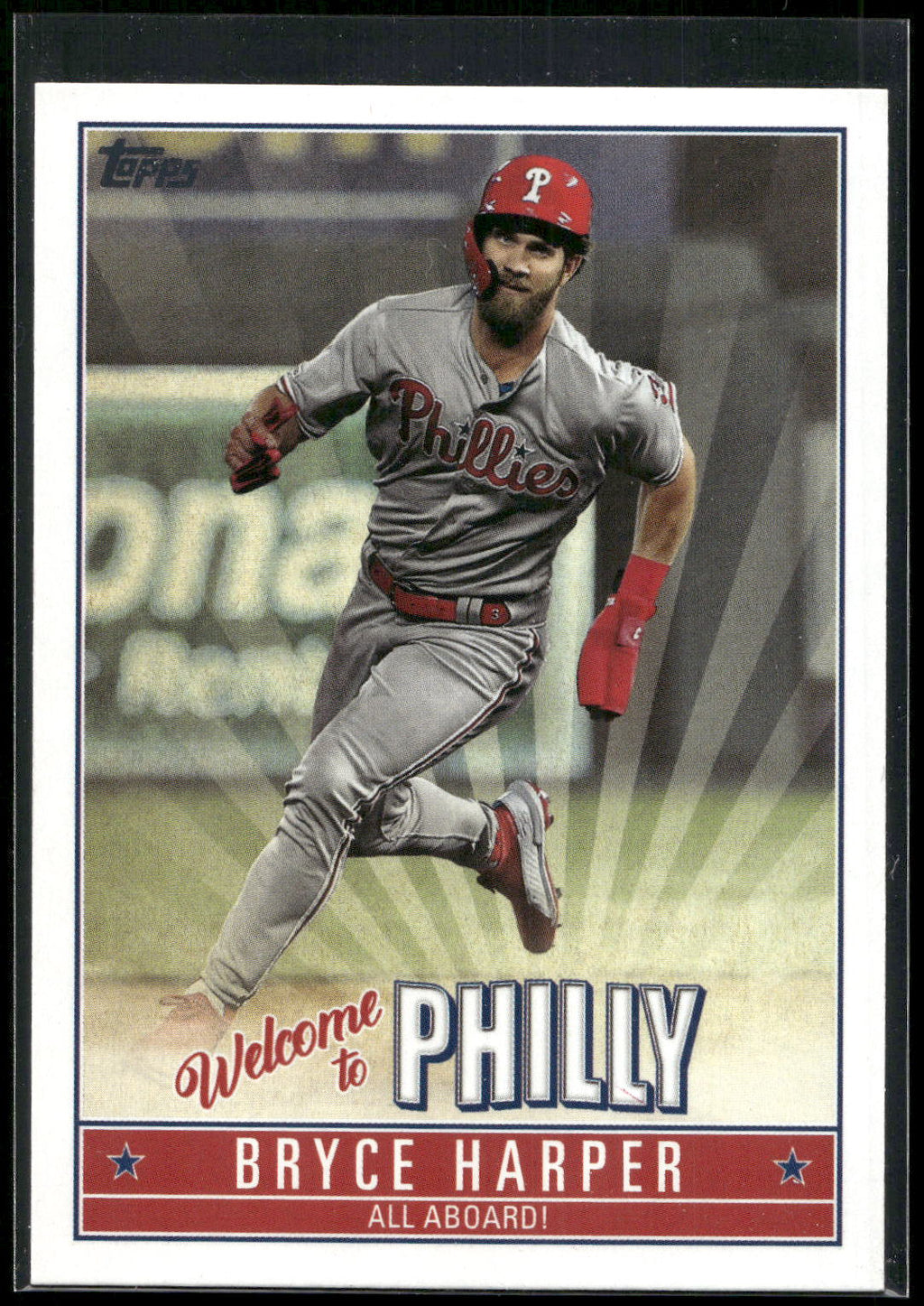 2019 Topps Update #BH-6 Bryce Harper Bryce Harper Welcome to Philly