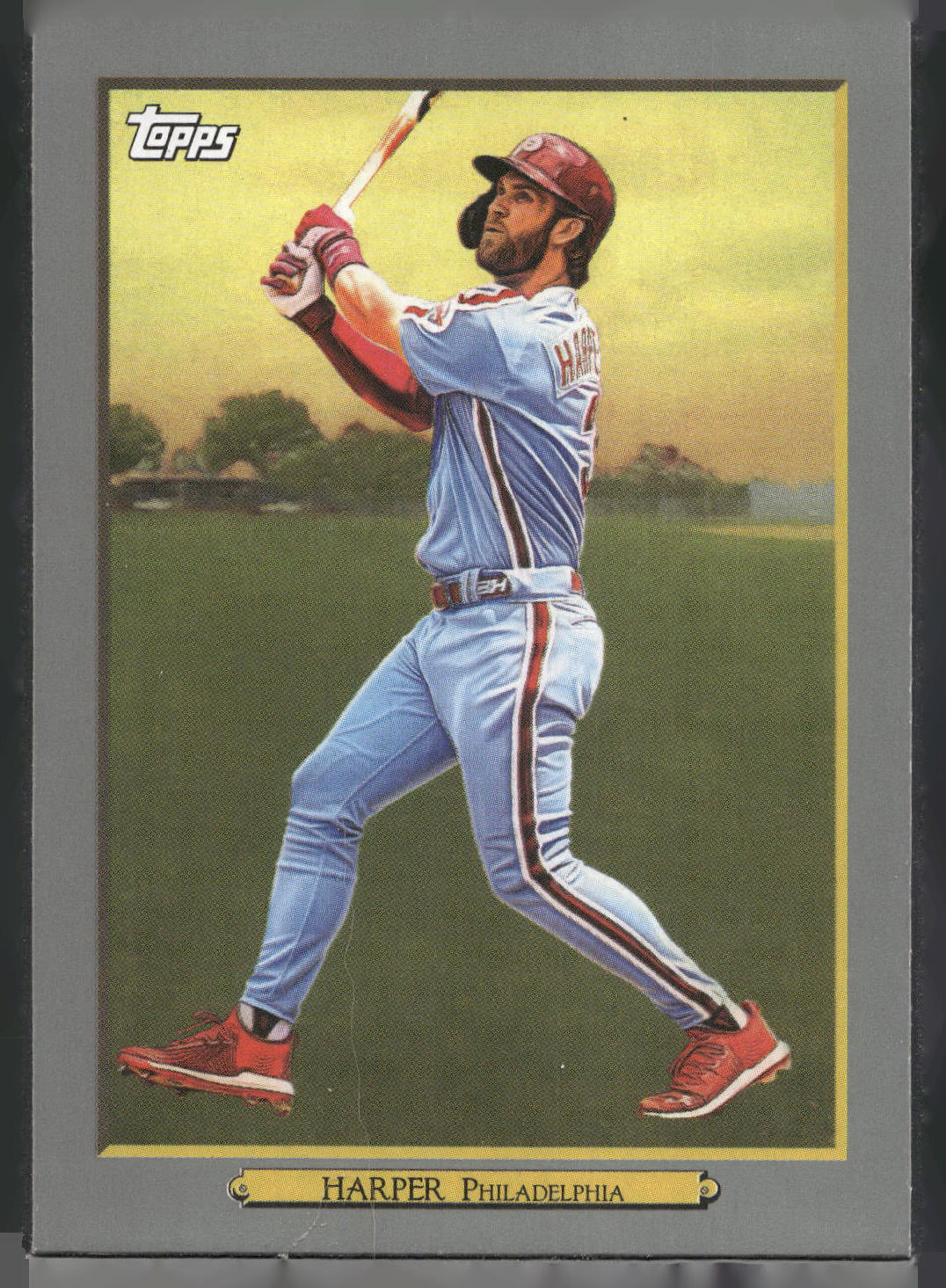 2020 Topps #TR-1 Bryce Harper Turkey Red 2020 (Series 1)