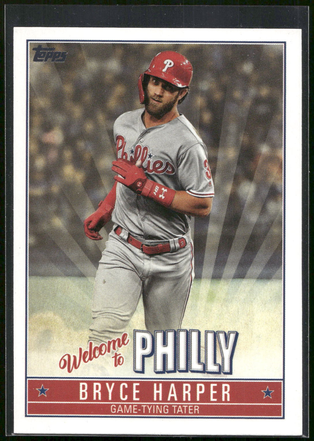 2019 Topps Update #BH-20 Bryce Harper Bryce Harper Welcome to Philly