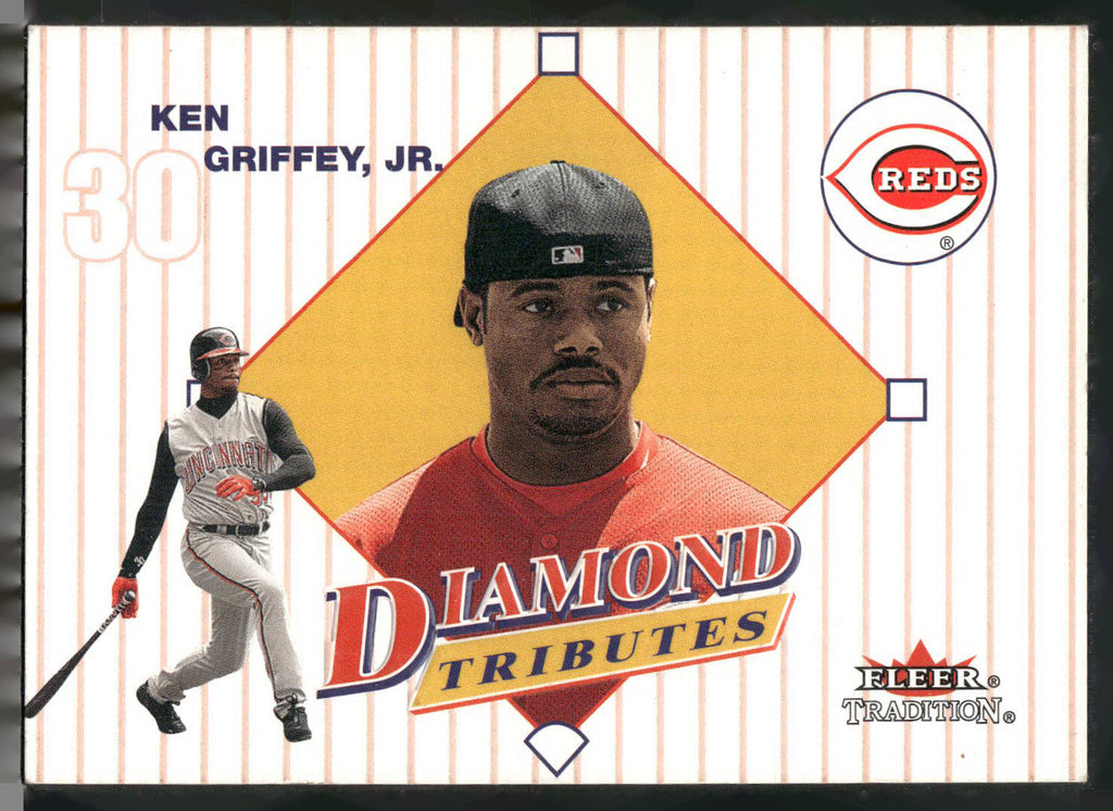 2001 Fleer Tradition #24 DT Ken Griffey, Jr. Diamond Tributes