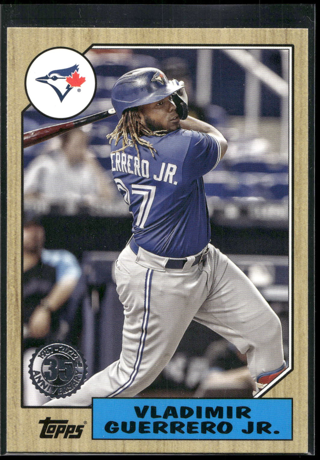 2022 Topps #T87-80 Vladimir Guerrero Jr. 1987 Topps Baseball 35th