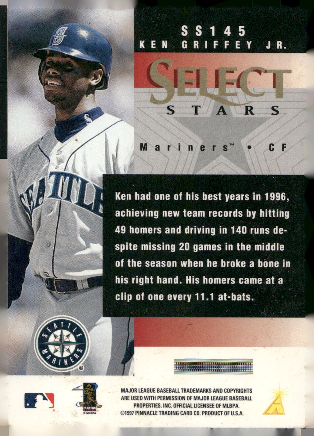 1997 Select #SS145 Ken Griffey Jr.