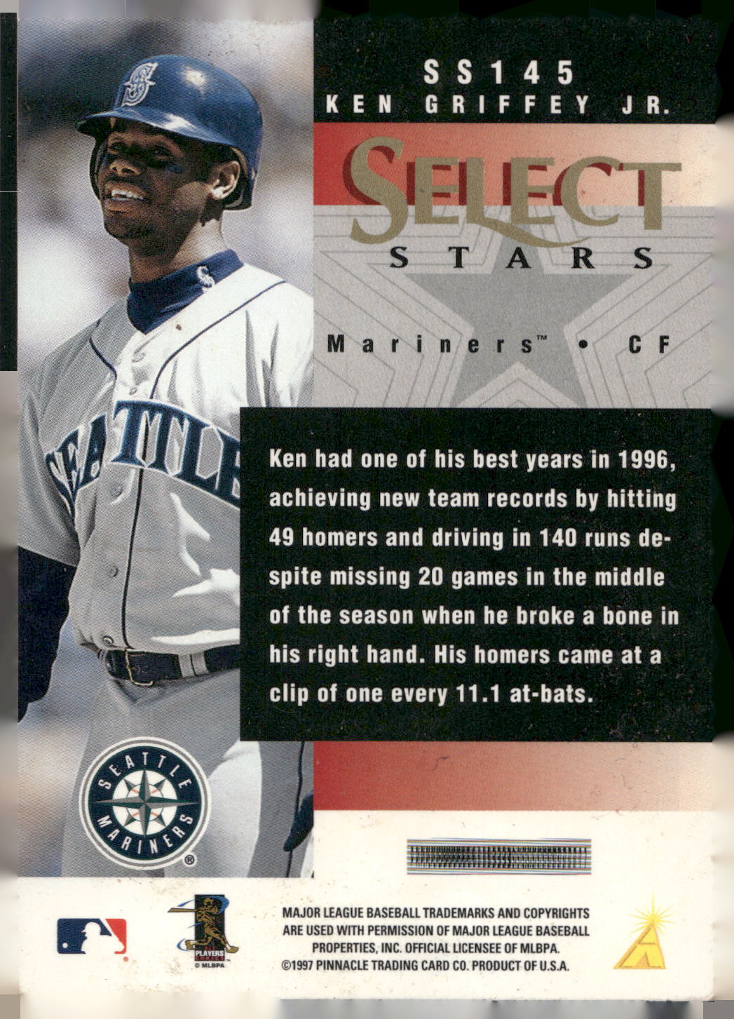 1997 Select #SS145 Ken Griffey Jr.