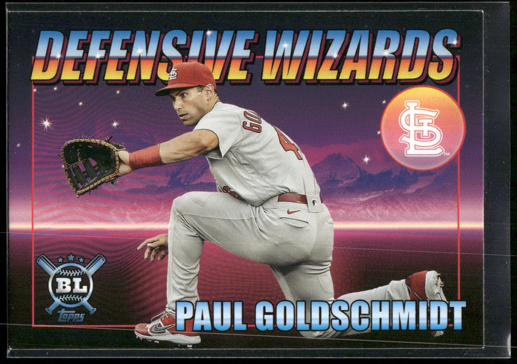 2021 Topps Big League #DW-8 Paul Goldschmidt Defensive Wizards