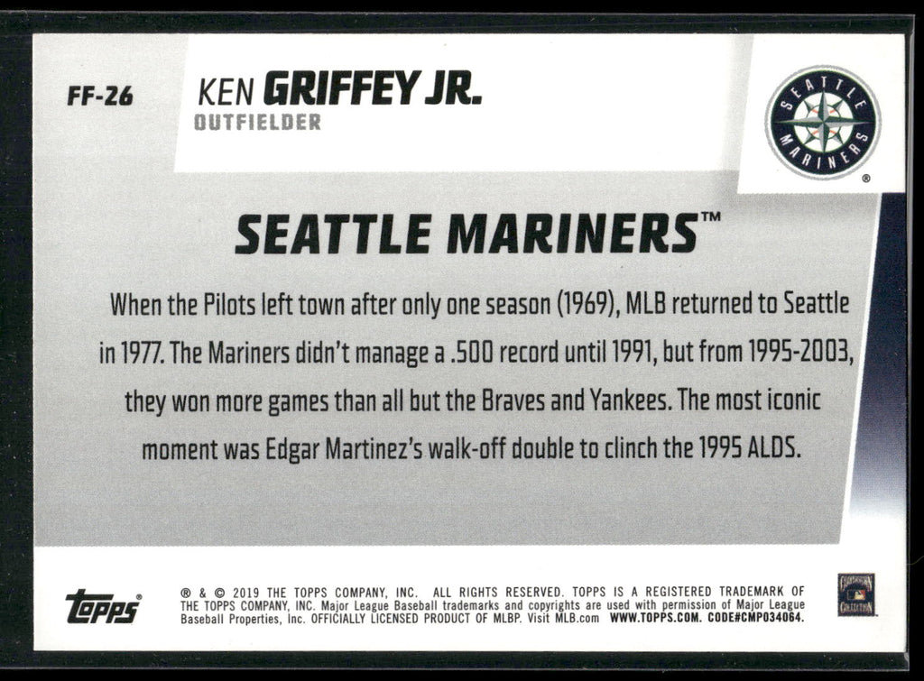 2019 Topps #FF-26 Ken Griffey Jr. Franchise Feats