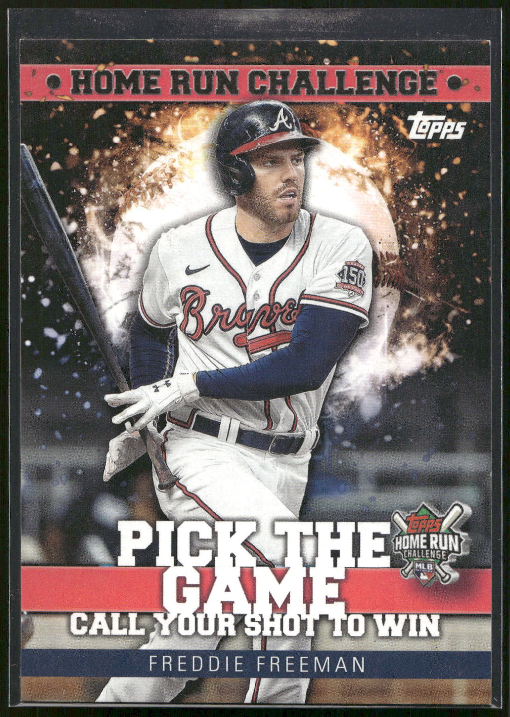 2022 Topps #HRC-24 Freddie Freeman Home Run Challenge Code Cards (Series One)