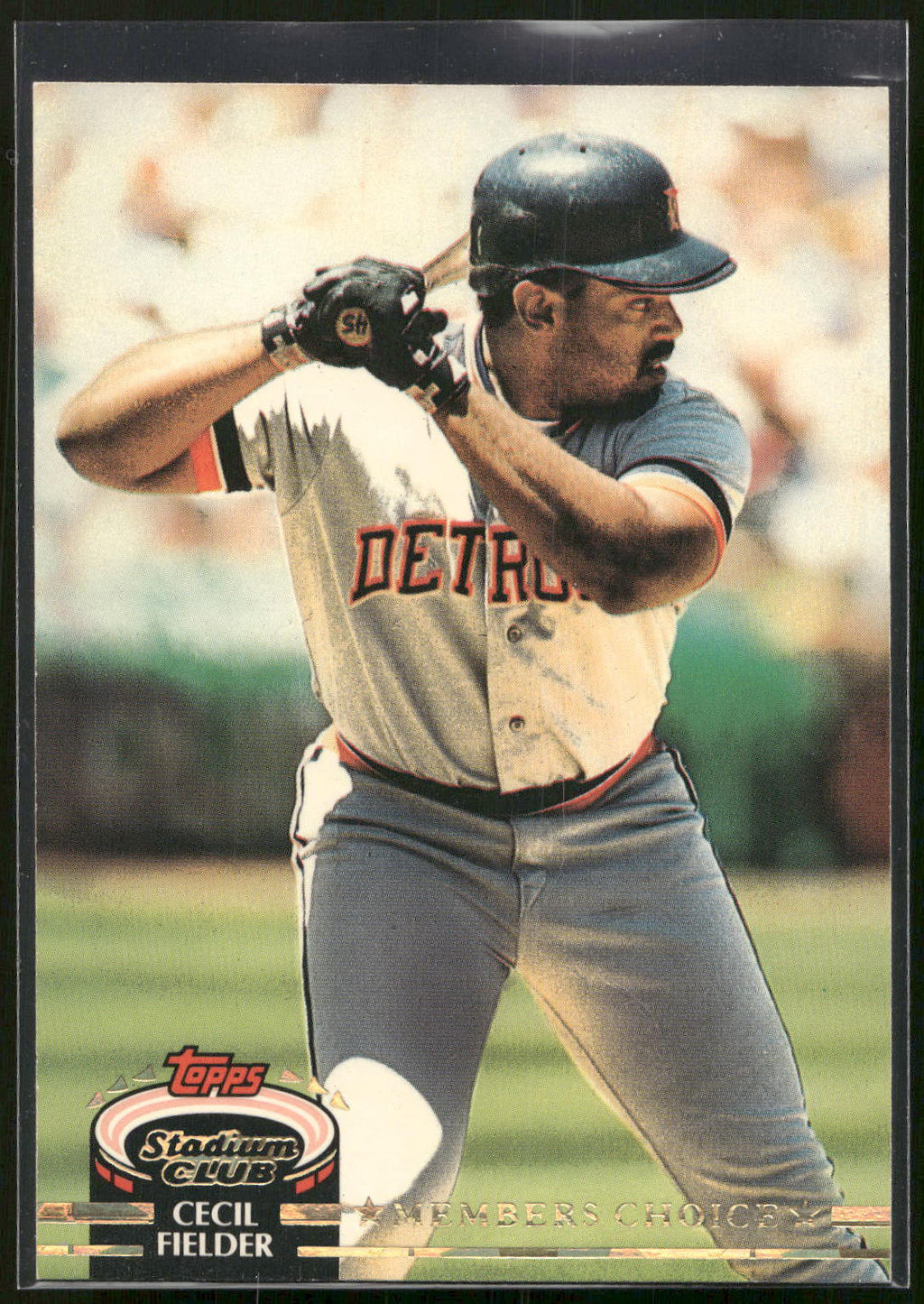 1992 Stadium Club #599 Cecil Fielder