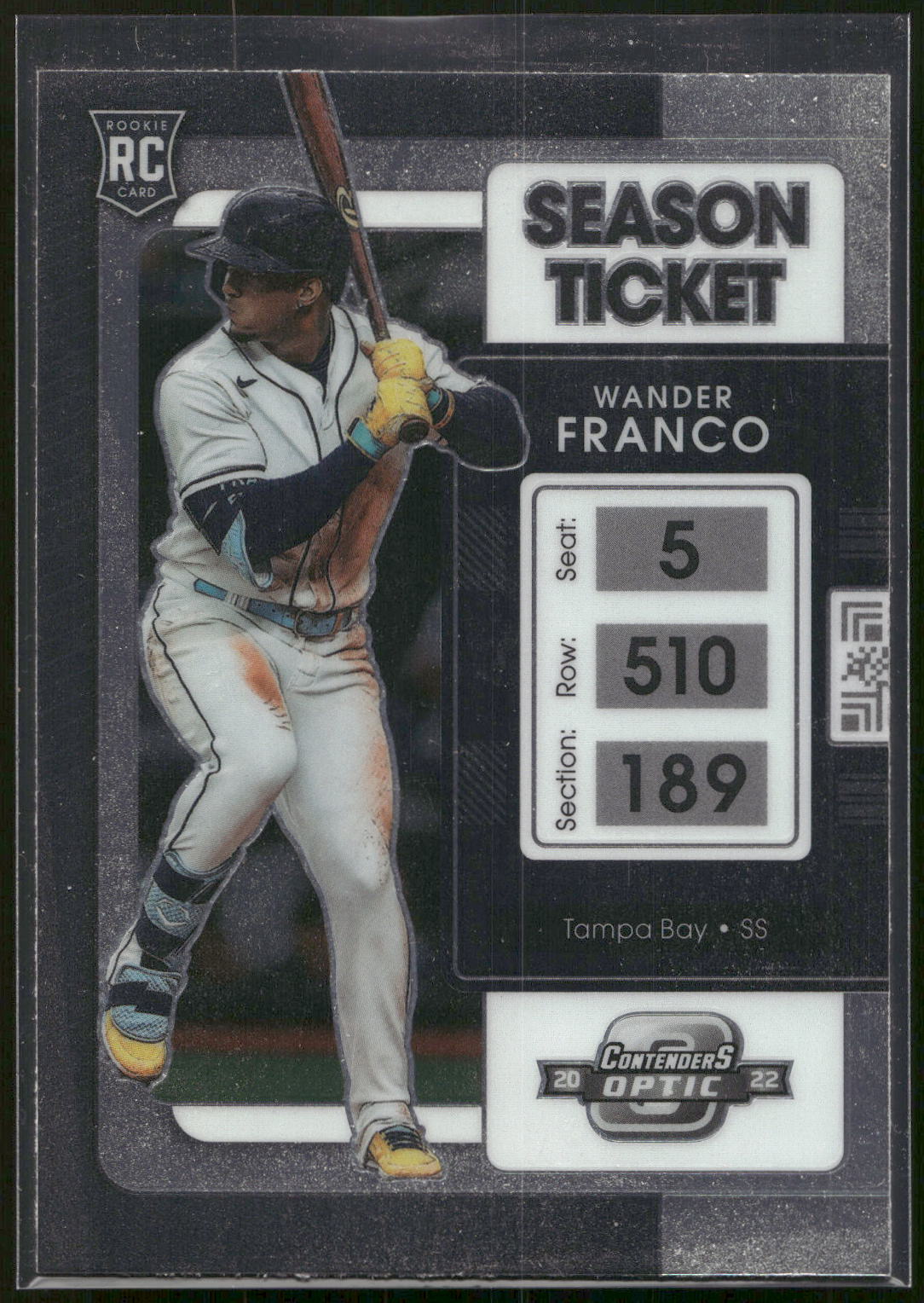 2022 Panini Chronicles #1 Wander Franco Contenders Optic