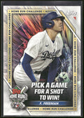 2023 Topps #HRC-22 Freddie Freeman Home Run Challenge (Series One)