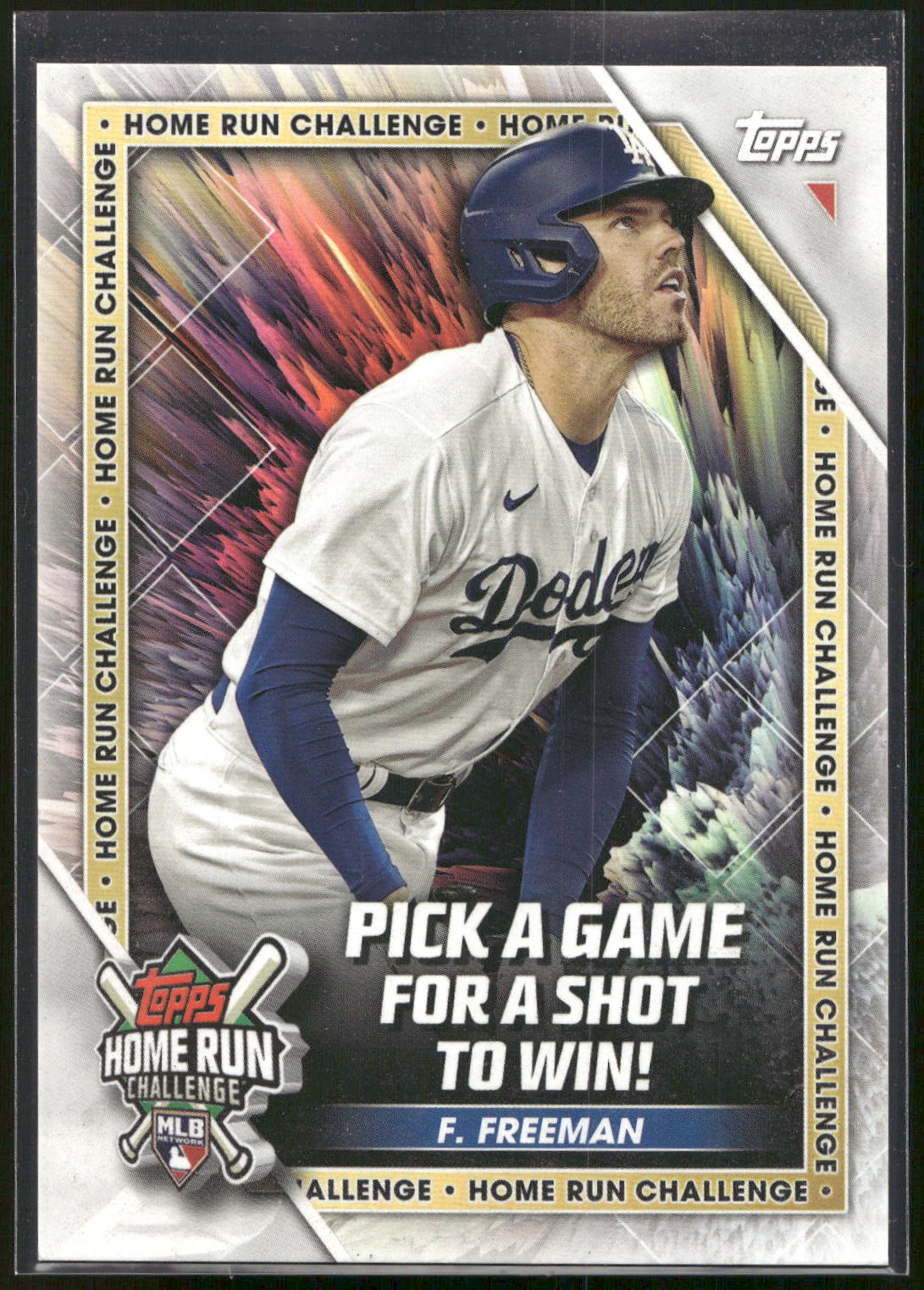 2023 Topps #HRC-22 Freddie Freeman Home Run Challenge (Series One)