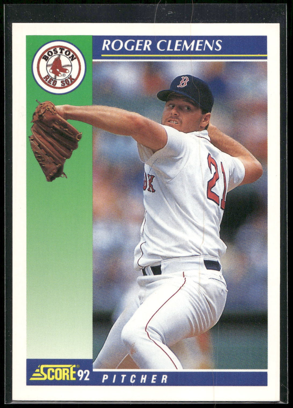1992 Score #21 Roger Clemens