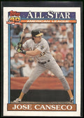 1991 Topps #390 Jose Canseco