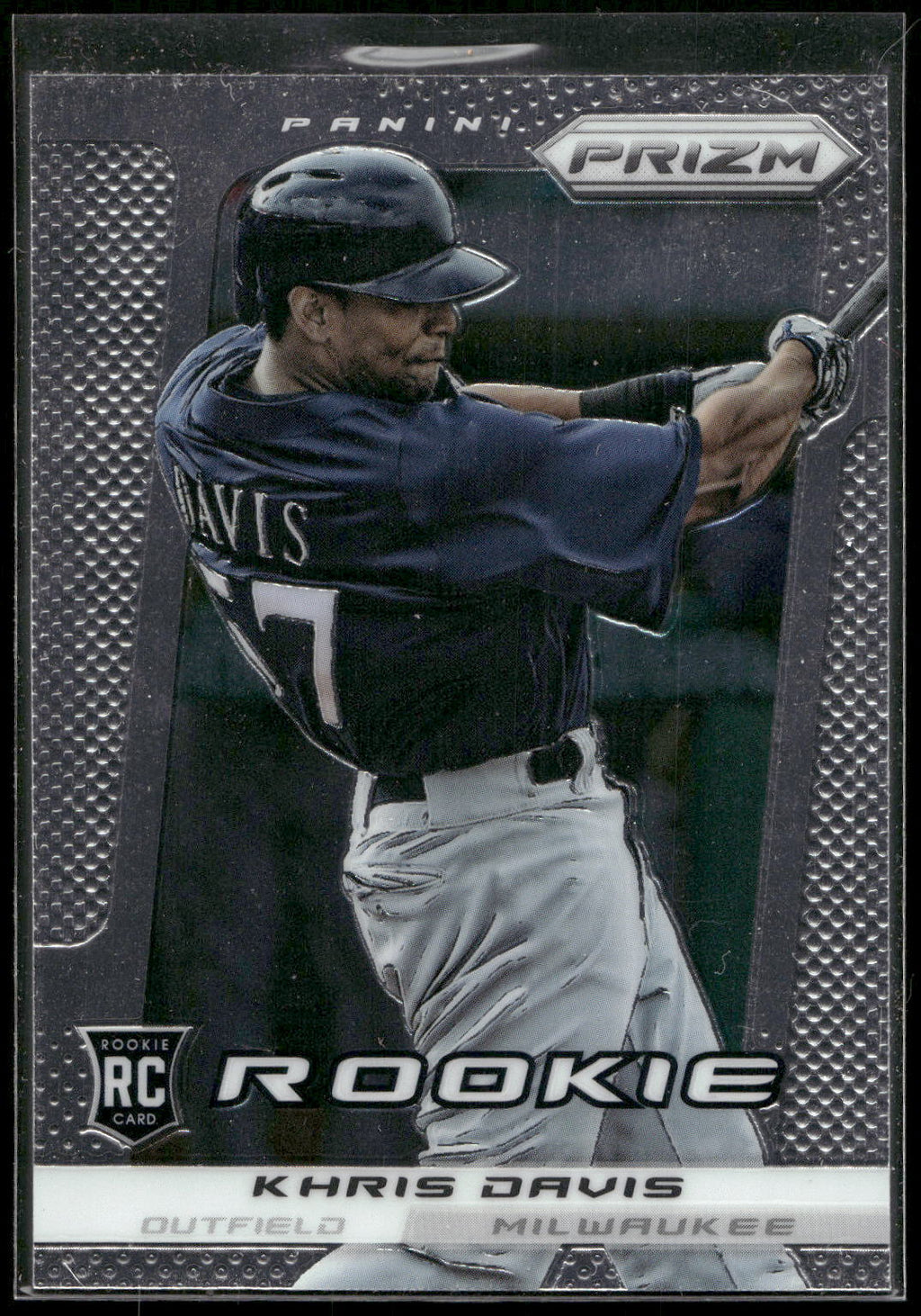 2013 Panini Prizm #221 Khris Davis