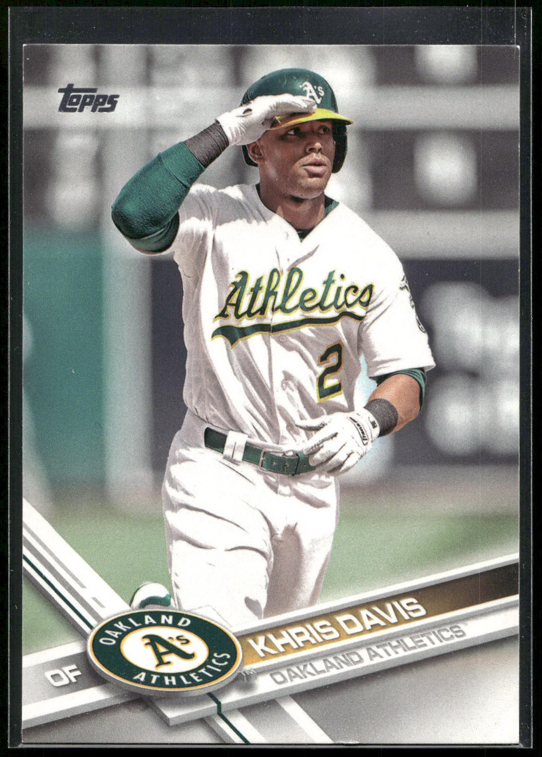 2017 Topps #601 Khris Davis
