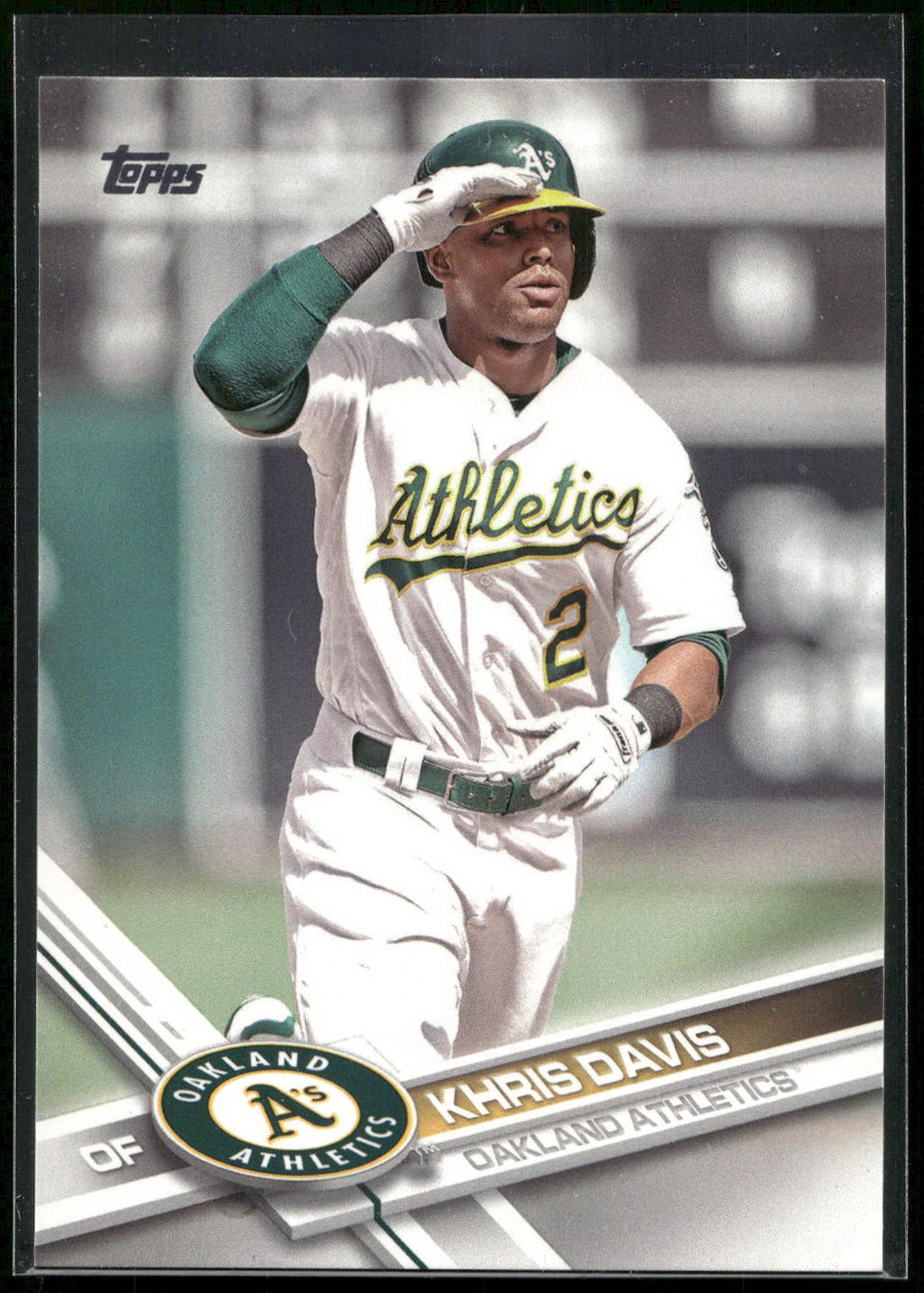 2017 Topps #601 Khris Davis