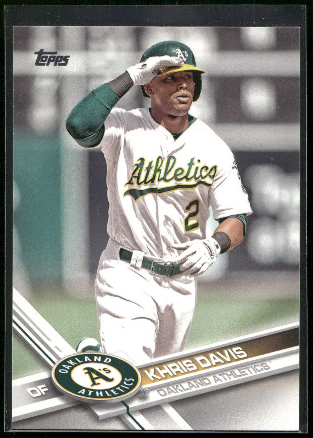 2017 Topps #601 Khris Davis