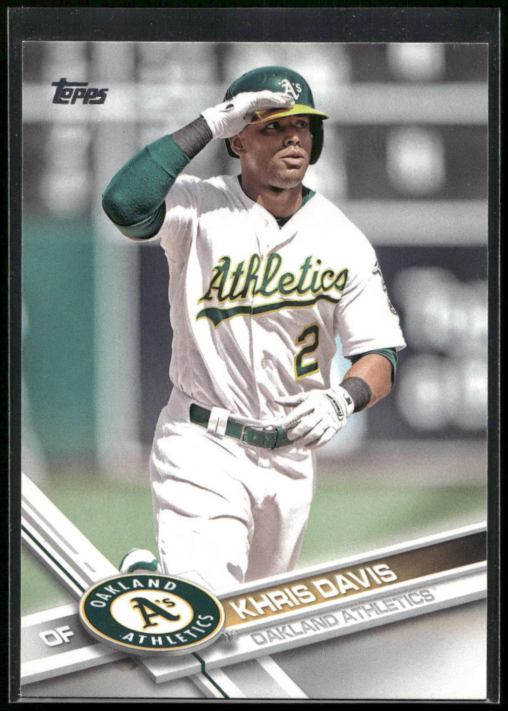 2017 Topps #601 Khris Davis